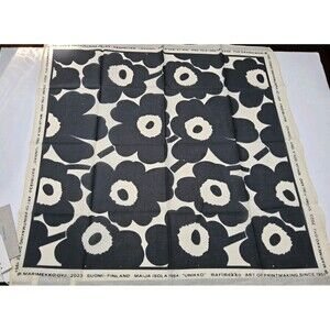 Marimekko Kioski Astrilli Unikko Floral Organic Cotton Scarf Bandana